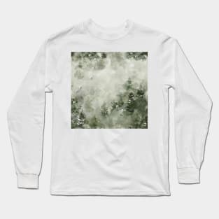 Evergreen in Watercolor Pattern Long Sleeve T-Shirt